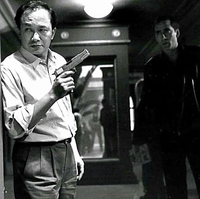 吳宇森的IG有不少昔日工作的舊照。 吳宇森的IG有不少昔日工作的舊照。