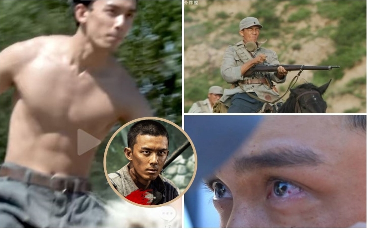 内地人气小生在新戏预告中，胸前两点忽然消失。