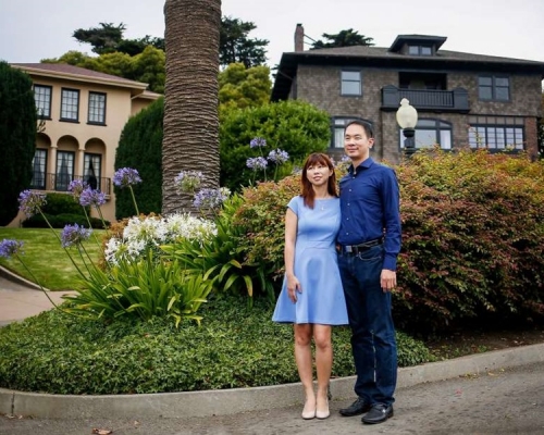 Michael Cheng 夫婦。圖:fb