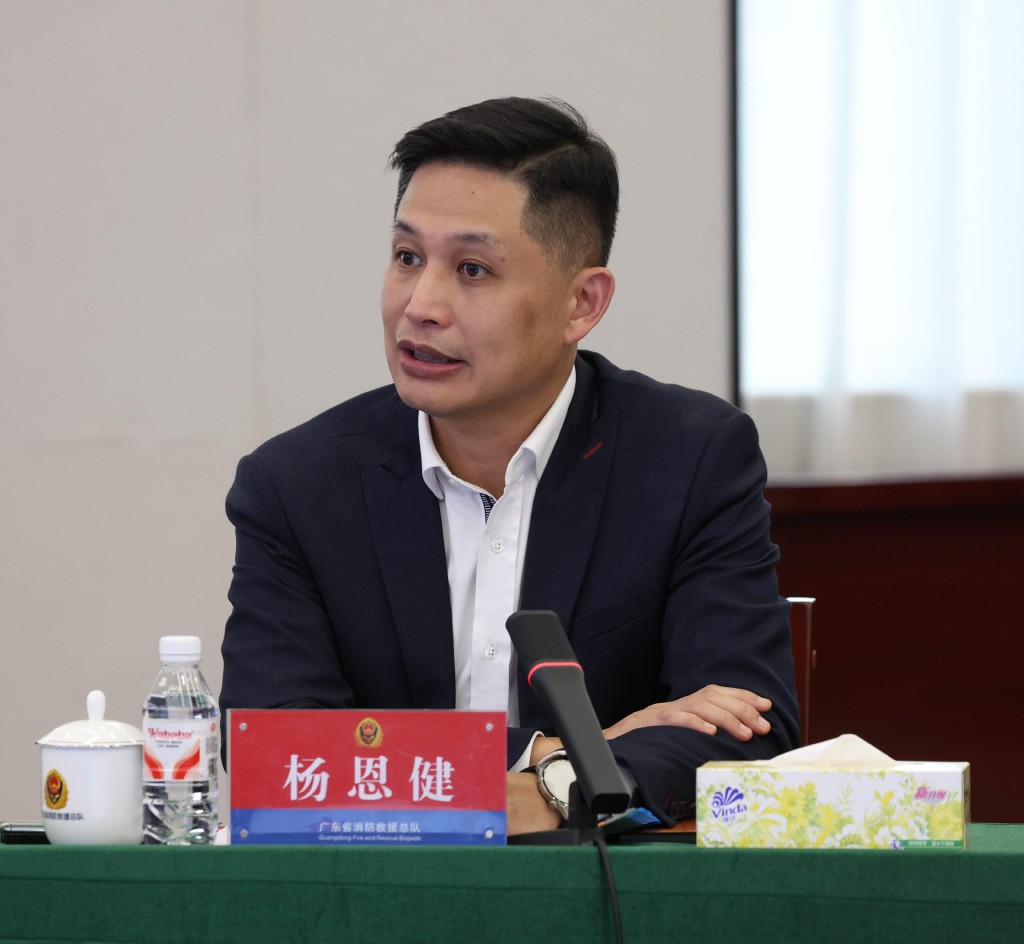 楊恩健於會議上致辭。政府新聞處圖片