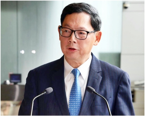 陳德霖預料香港第三季經濟下行有不少壓力。資料圖片
