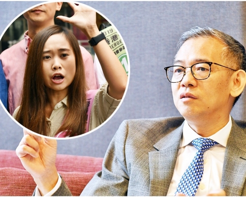 胡英明斥袁嘉蔚(小圖)在獄中收買友誼,如恐怖組織於獄中收兵。資料圖片