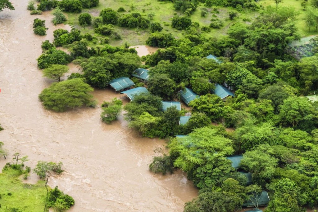 肯亚4月时发生严重洪水。美联社