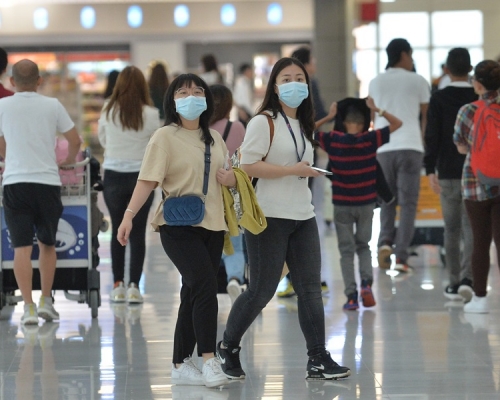 機場疫苗接種站累計已為8354人進行接種。資料圖片
