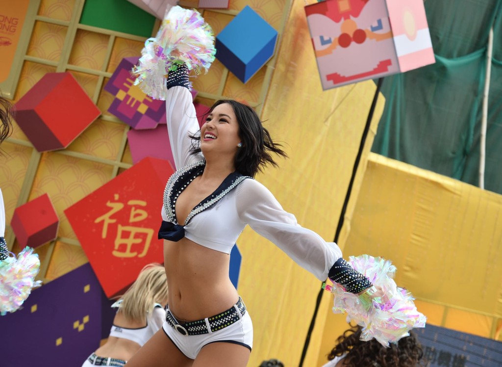 花車巡遊匯演彩排。