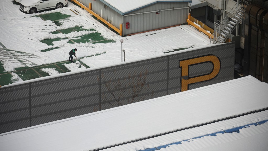 首爾連續2日暴雪。 路透社