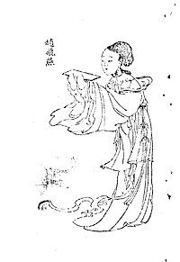 《历朝名媛诗词》中的画像（维基百科图片）