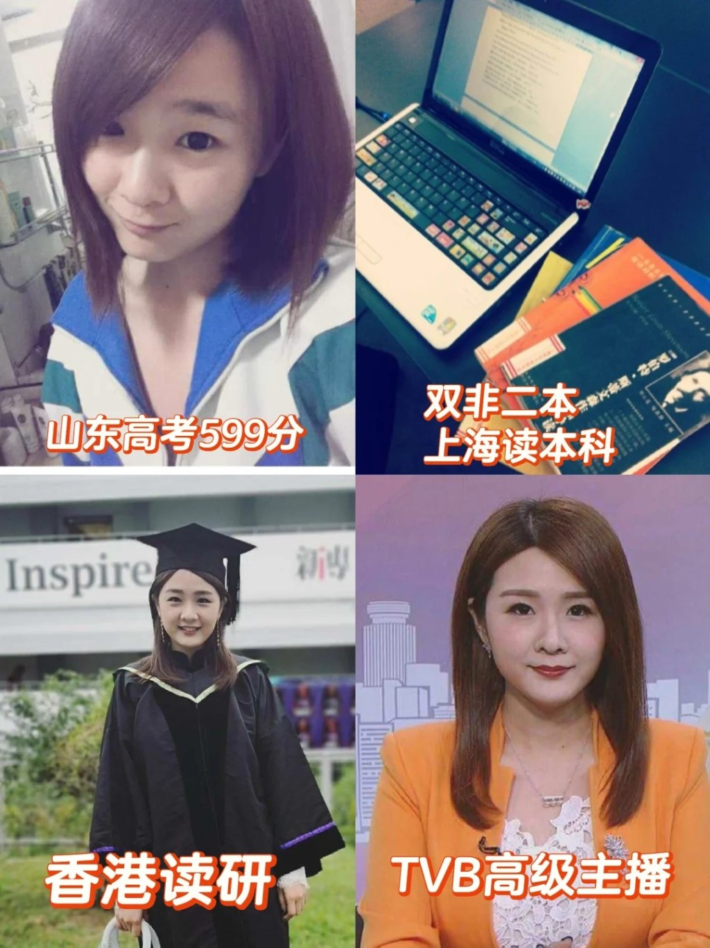 在山東出生的孫雪祺2017年在香港中文大學新聞系碩士畢業。  ​