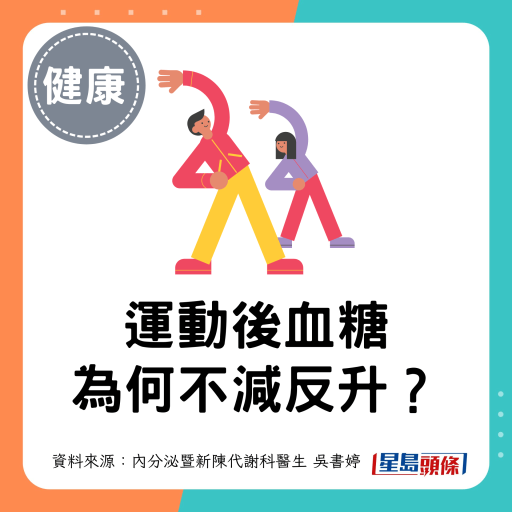 運動後血糖 為何不減反升？