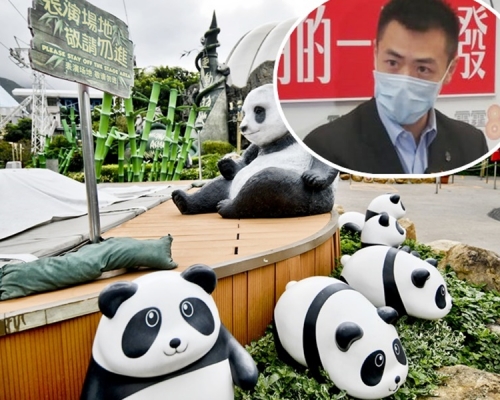 劉鳴煒(小圖)認為海洋公園應回到教育及保育定位。
