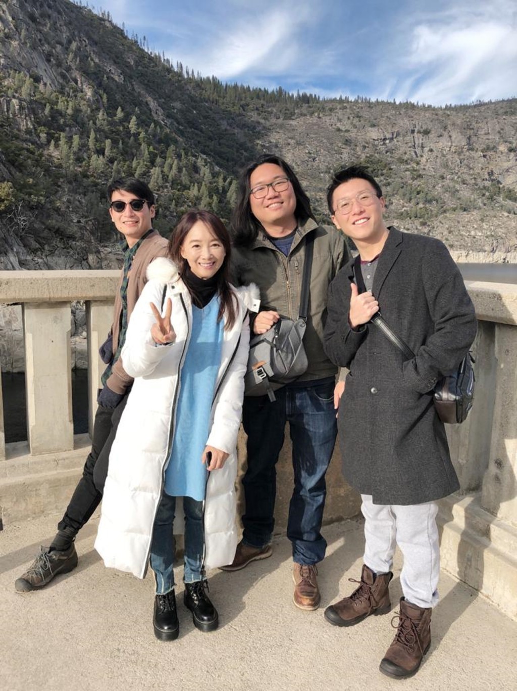 陳美齡三個仔定居美國。 陳美齡三個仔定居美國。