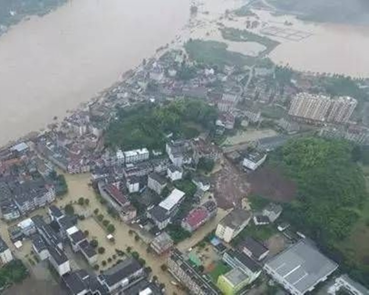 江西多地水浸嚴重。