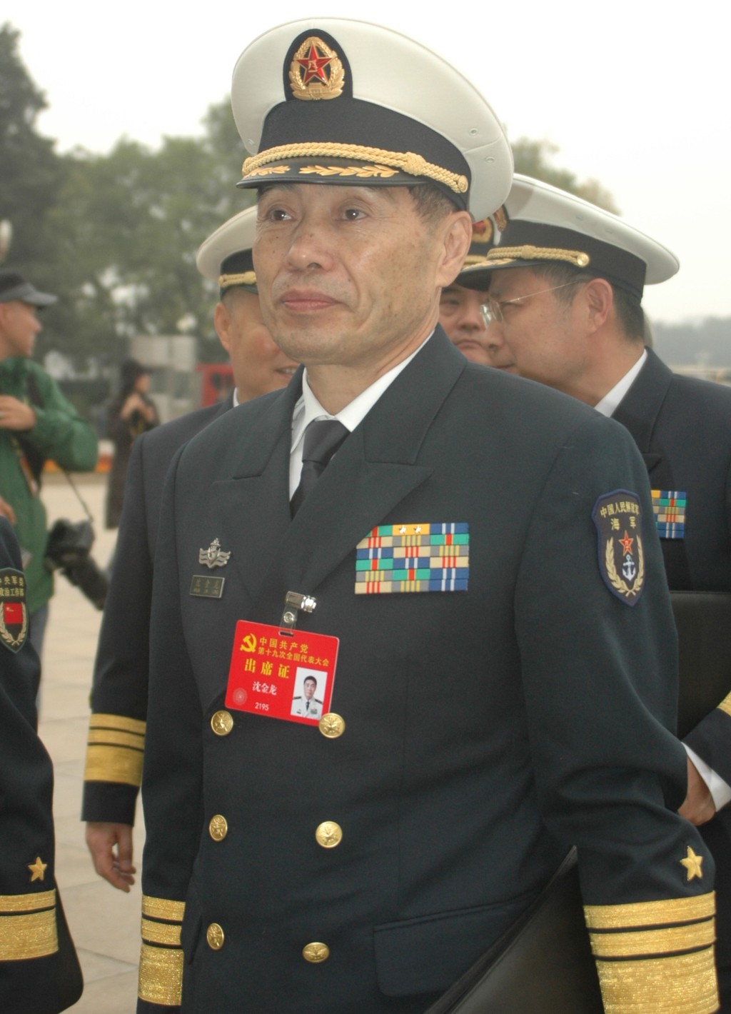 海軍原司令員沈金龍。 海軍原司令員沈金龍。