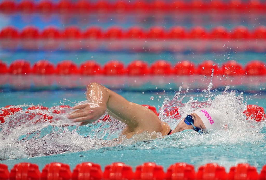 何诗蓓首夺全运会金牌。新华社