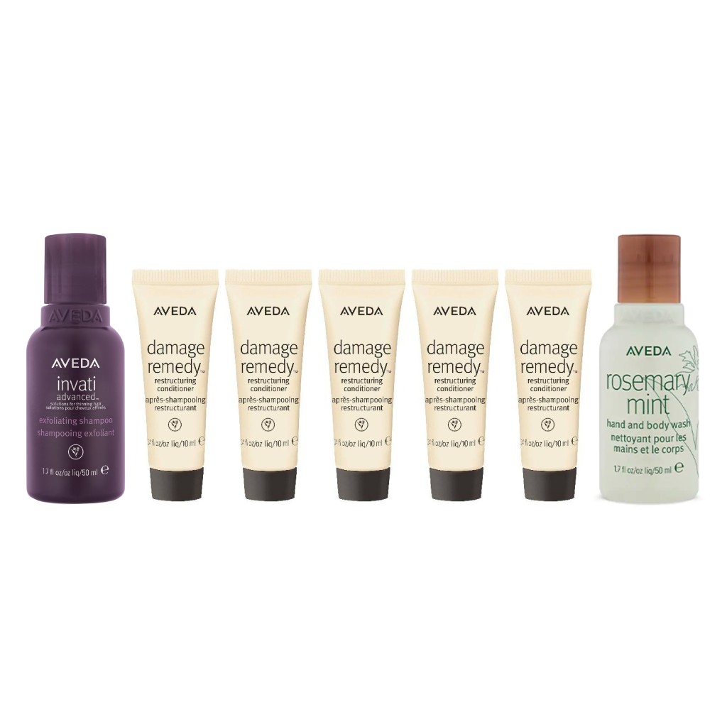 客人有機會獲贈一系列Aveda的沐浴及頭髮護理用品。
