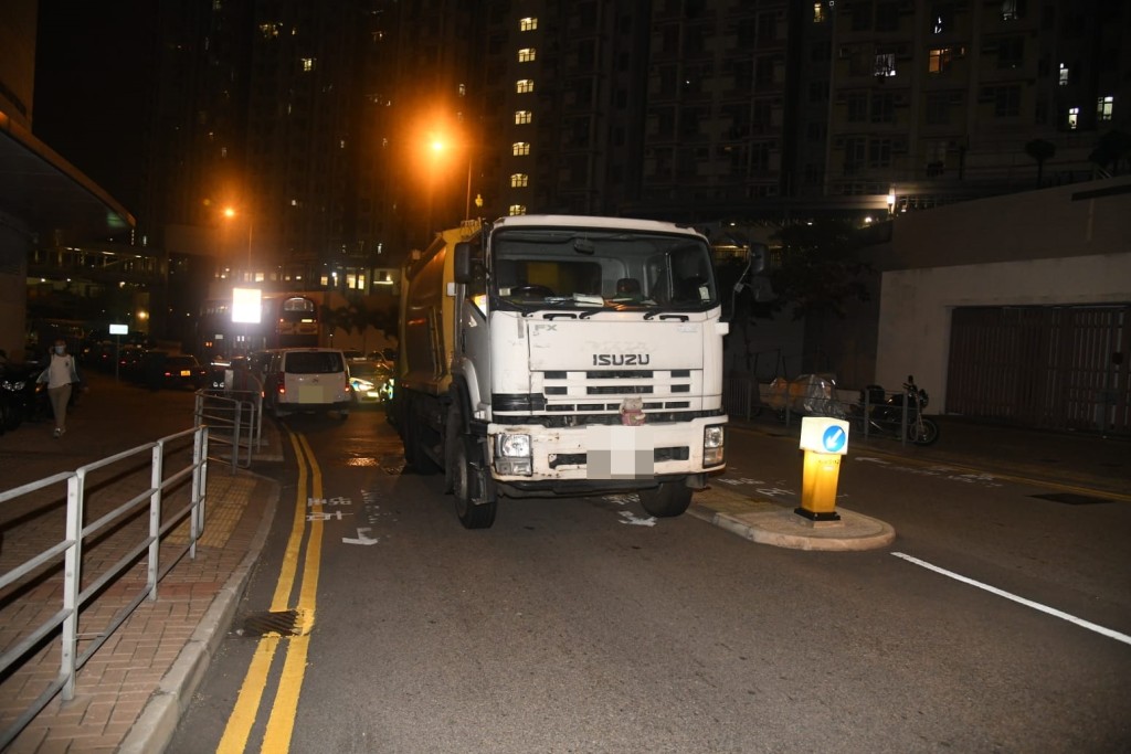 涉事垃圾車。