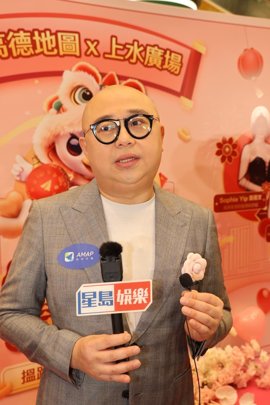 Bob昨天出席活動大談近況。