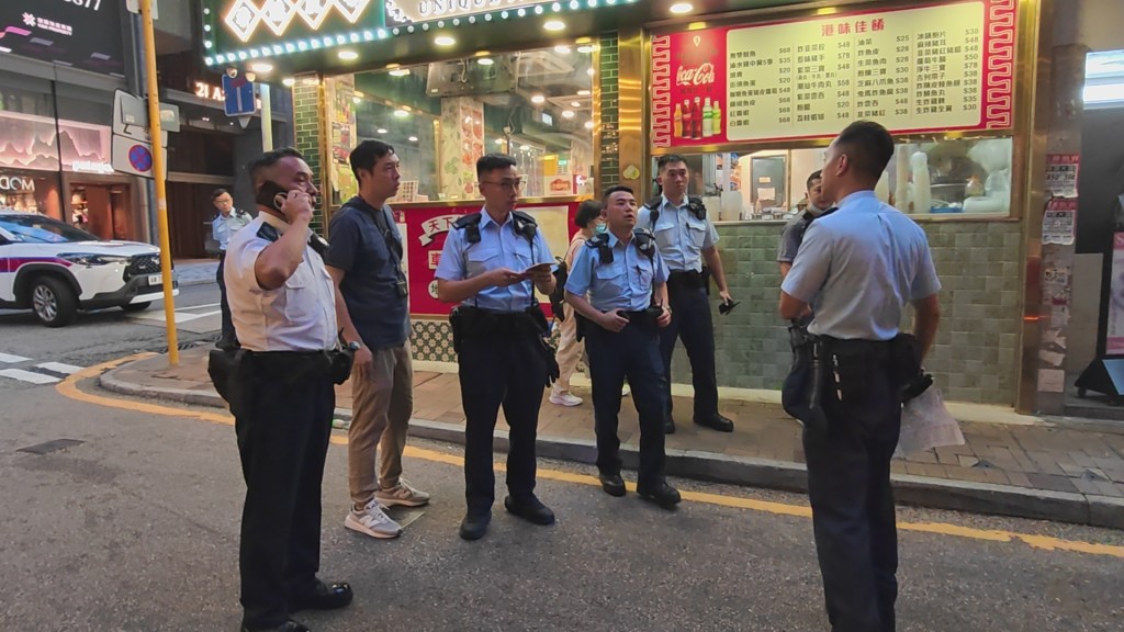 警方封鎖現場進行調查。黃文威攝