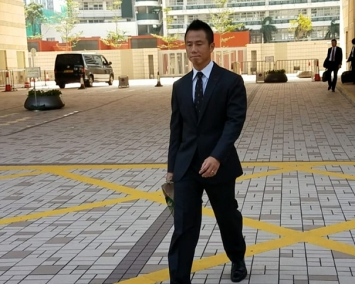高級消防隊長何迪希。蕭文軒攝