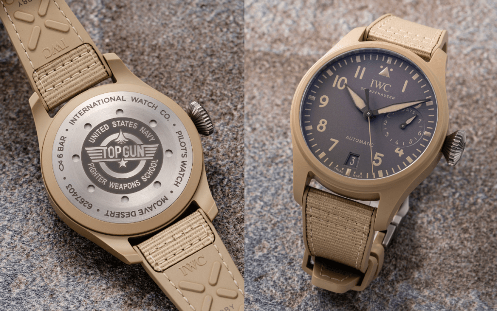 Big Pilot's Watch Top Gun Edition Mojave Desert” IW506003表殼:46mm陶瓷機芯:52110自動售價:$120,000
