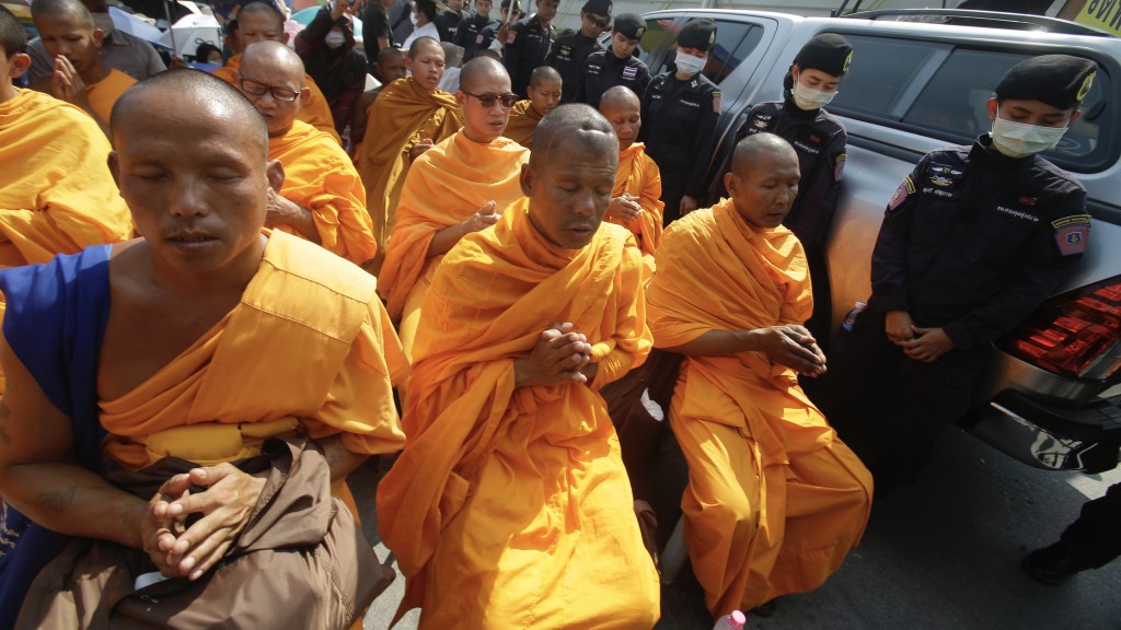 泰國僧侶吸毒問題嚴重。 美聯社示意圖