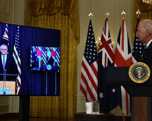 拜登記者會上疑忘了澳洲總理莫里森名字。