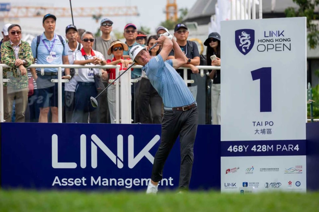 美國球手馬奎爾(M.J. Maguire)。領展香港高爾夫球公開賽2025 美國球手馬奎爾(M.J. Maguire)。領展香港高爾夫球公開賽2025