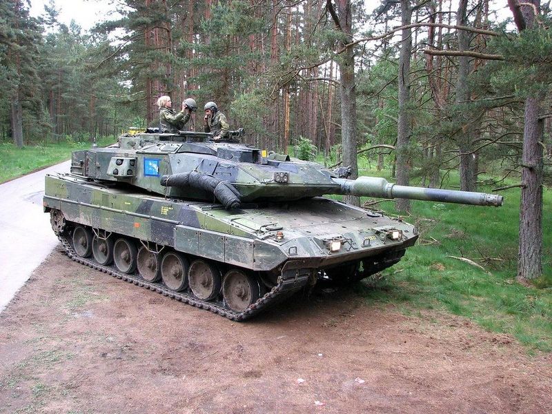 瑞典STRV-122型坦克。網上圖片