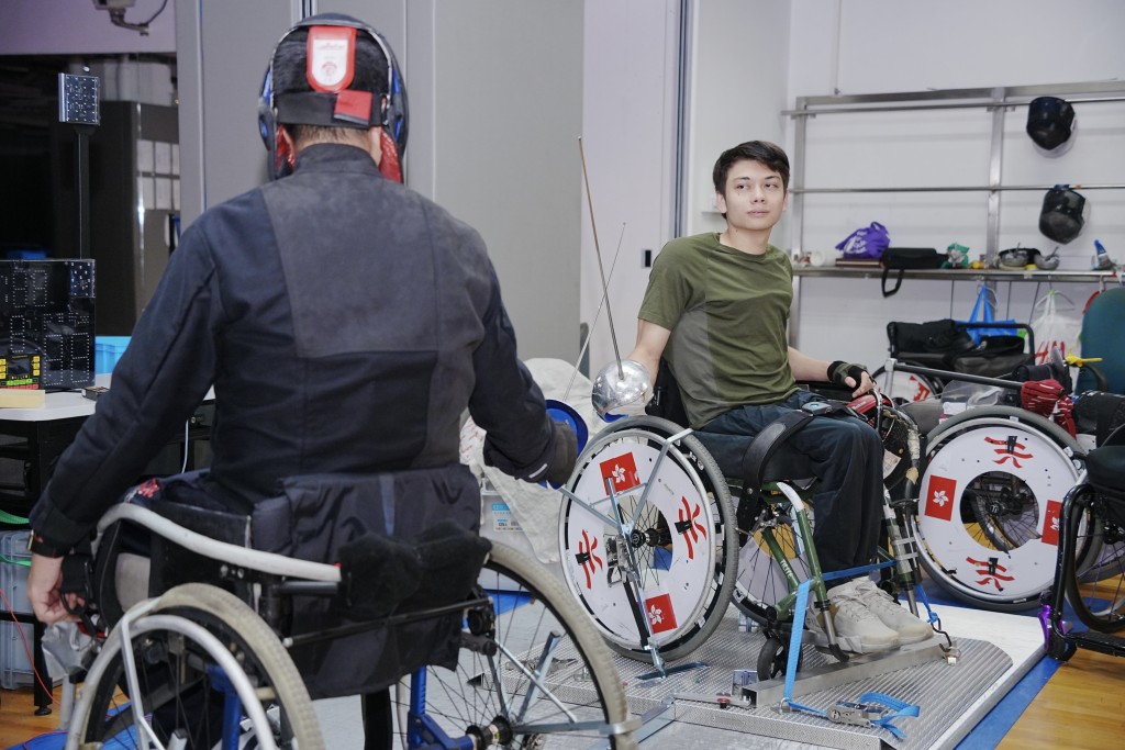 陳㬢感謝港府支持體育運動發展。 陳㬢感謝港府支持體育運動發展。