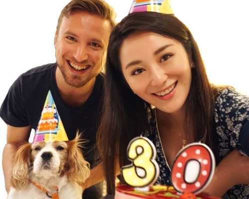 裕美今年7月獲男友送驚喜，慶祝其30歲生日。裕美IG