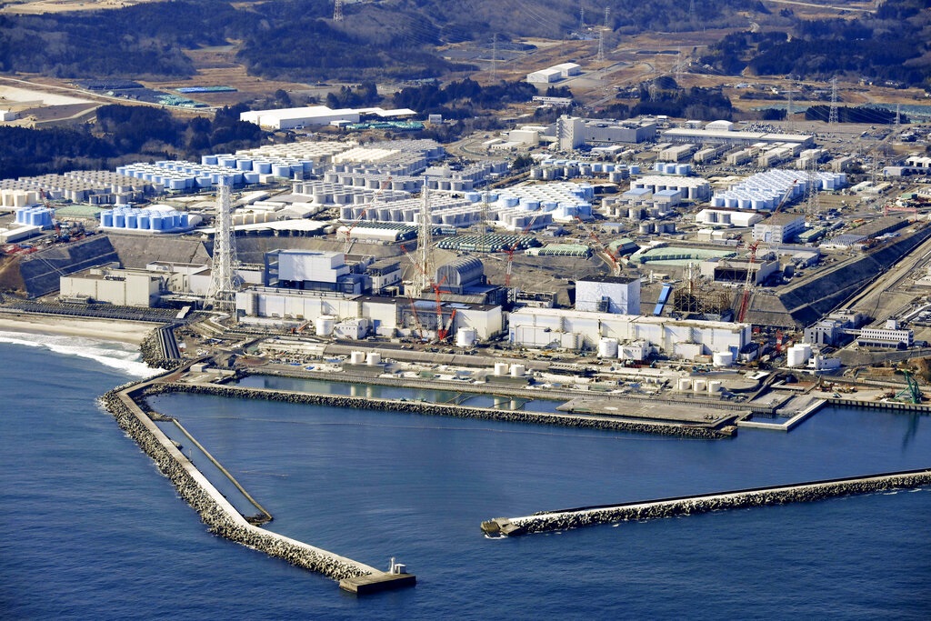 日本計劃2年後將福島核污水排放太平洋。AP資料圖片