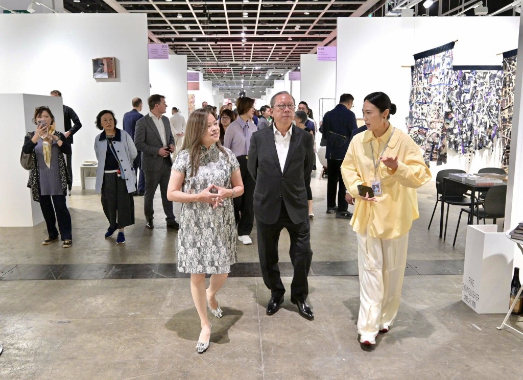 「2026年巴塞爾藝術展香港展會」（Art Basel Hong Kong 2026）一連三日正在香港會議展覽中心舉行。資料圖片