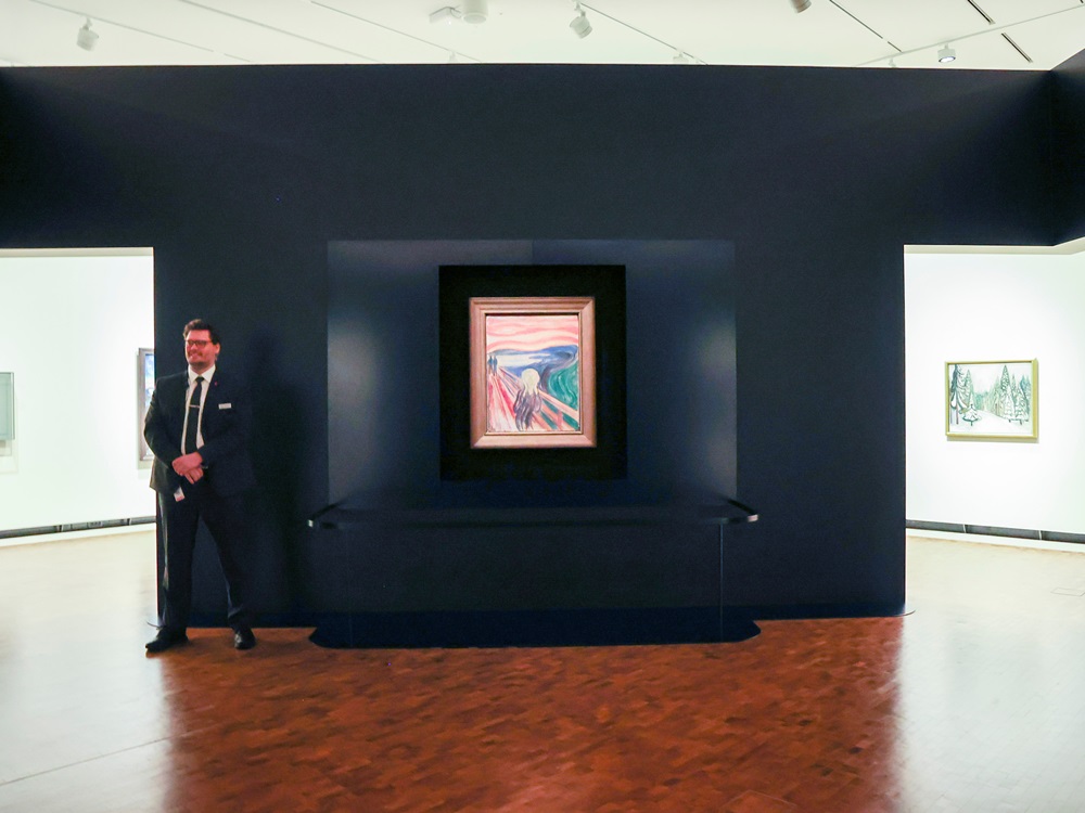 藝術館會展出蒙克經典作《吶喊》。路透社圖片