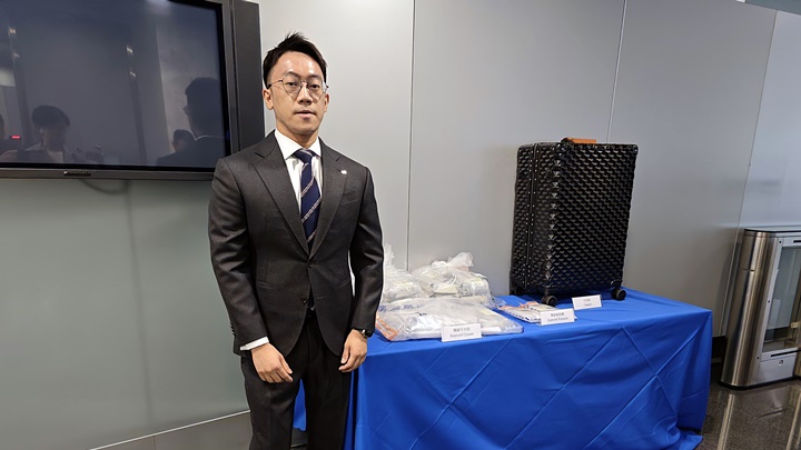 警方毒品調查科行動組3D隊偵緝督察吳嘉煒。
