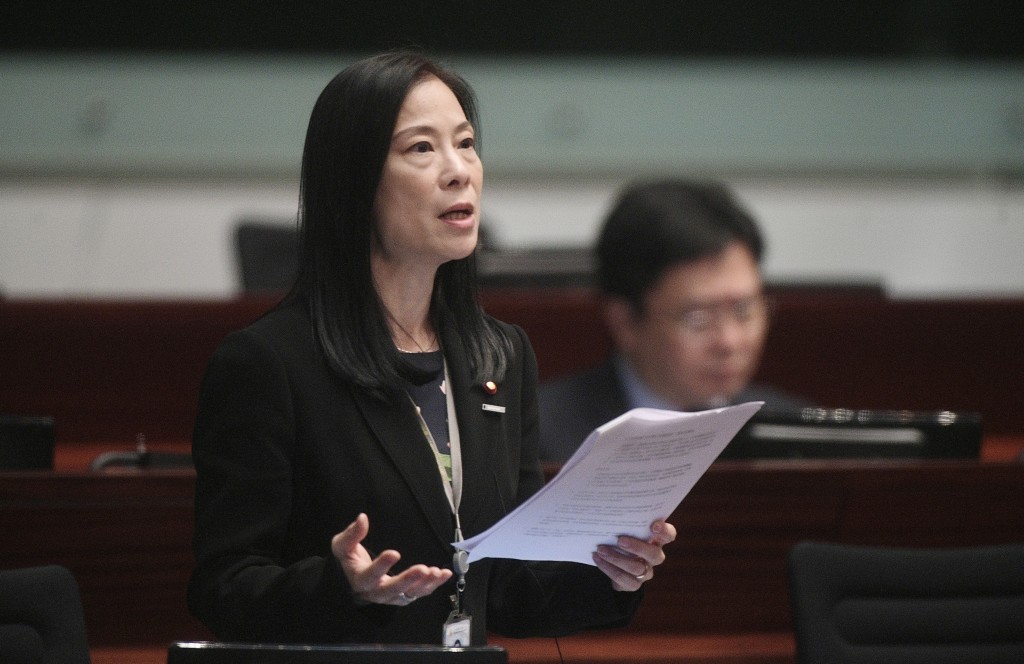 陳曼琪在今日的立法會會議上,就「構建長者友善生活環境」議題發言。資料圖片 陳曼琪在今日的立法會會議上,就「構建長者友善生活環境」議題發言。資料圖片