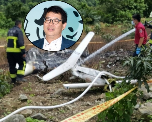 消防查證後證實齊柏林（右圖）在飛機名單上。