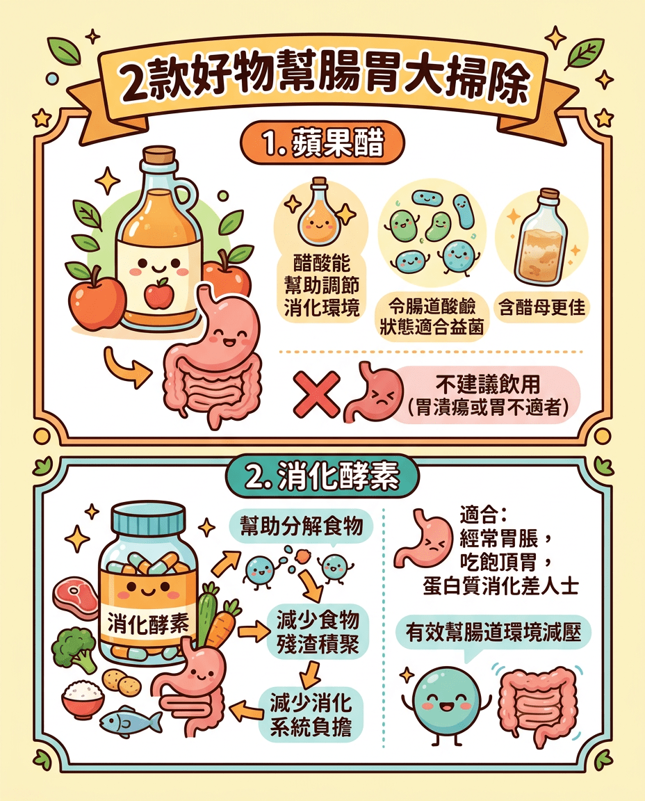 2款好物幫腸胃大掃除 2款好物幫腸胃大掃除