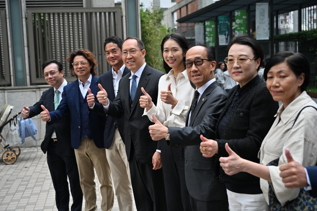 江旻憓獲多位名人站台，包括信和主席黃永光等。資料圖片