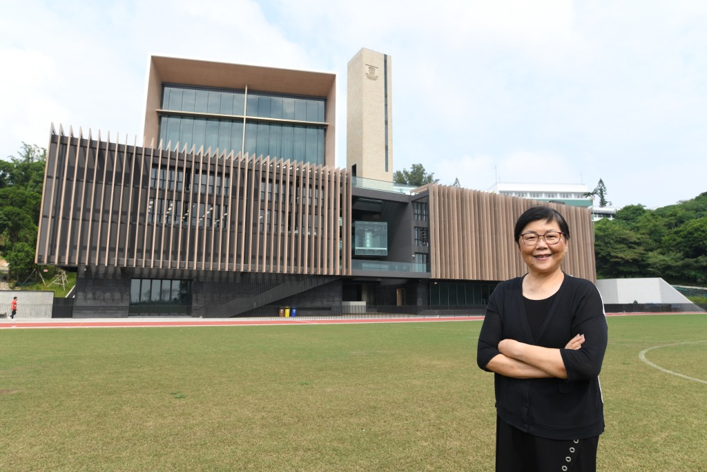 聖士提反書院的新綜合大樓「尚善樓」，剛於九月一日啟用，亦是校長楊清退休前，最後一個大工程。