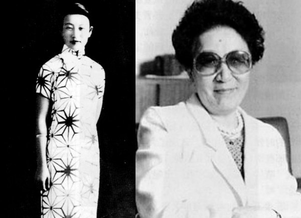 清朝最後格格愛新覺羅顯琦、金默玉。 網上圖片 清朝最後格格愛新覺羅顯琦、金默玉。 網上圖片