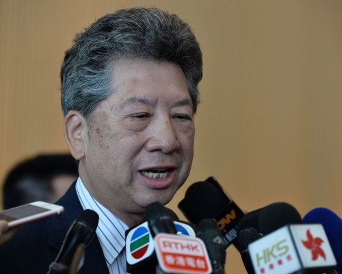湯家驊表示,現時反對修訂的聲音都是政治口號。資料圖片
