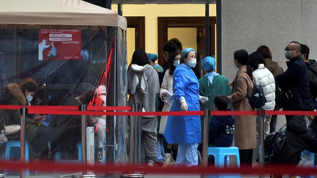 四川省成都市近日爆發新一波本地新冠肺炎疫情。AP圖片