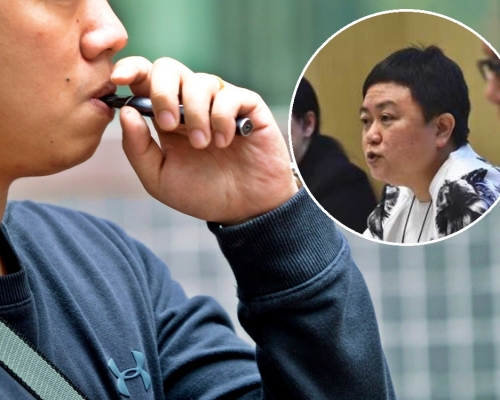 阮慧賢(小圖)指,會參考新加坡的做法,在口岸設置電子煙收集箱。