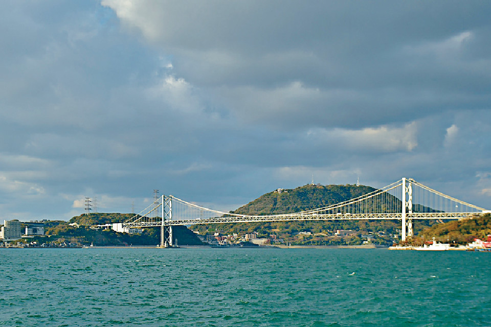 ■關門海峽和下關。