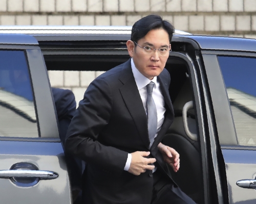 南韓三星電子副會長李在鎔獲准假釋。AP資料圖片