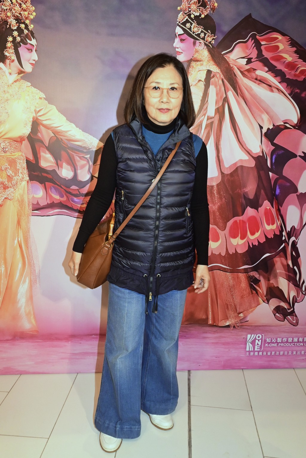 汪明荃到戏曲中心欣赏粤剧新《梁祝》的重演演出。
