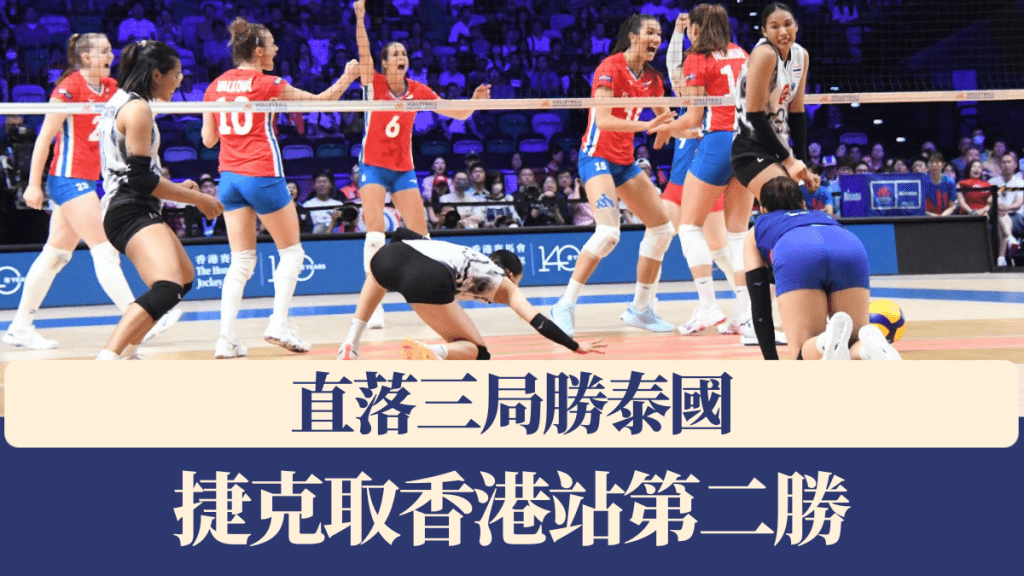 捷克直落三局勝泰國 取香港站第二勝