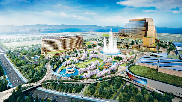 ■日本首相岸田文雄昨批准大阪興建全國首個賭場度假村。