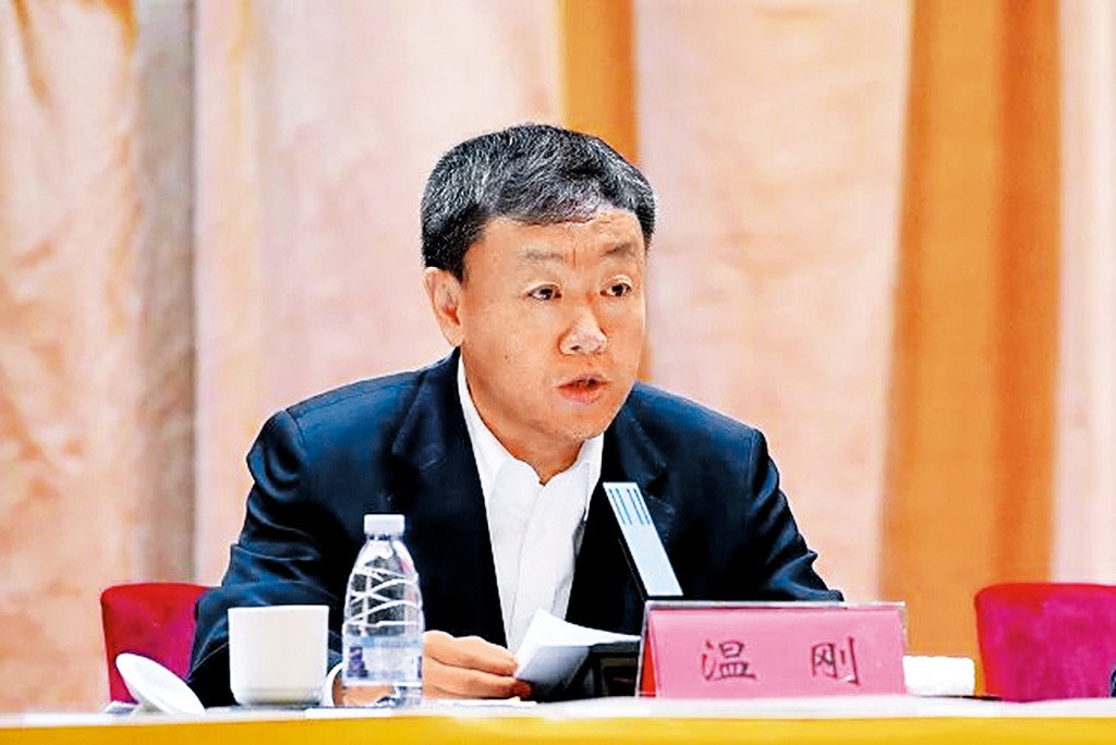 中國船舶集團原董事長溫剛。