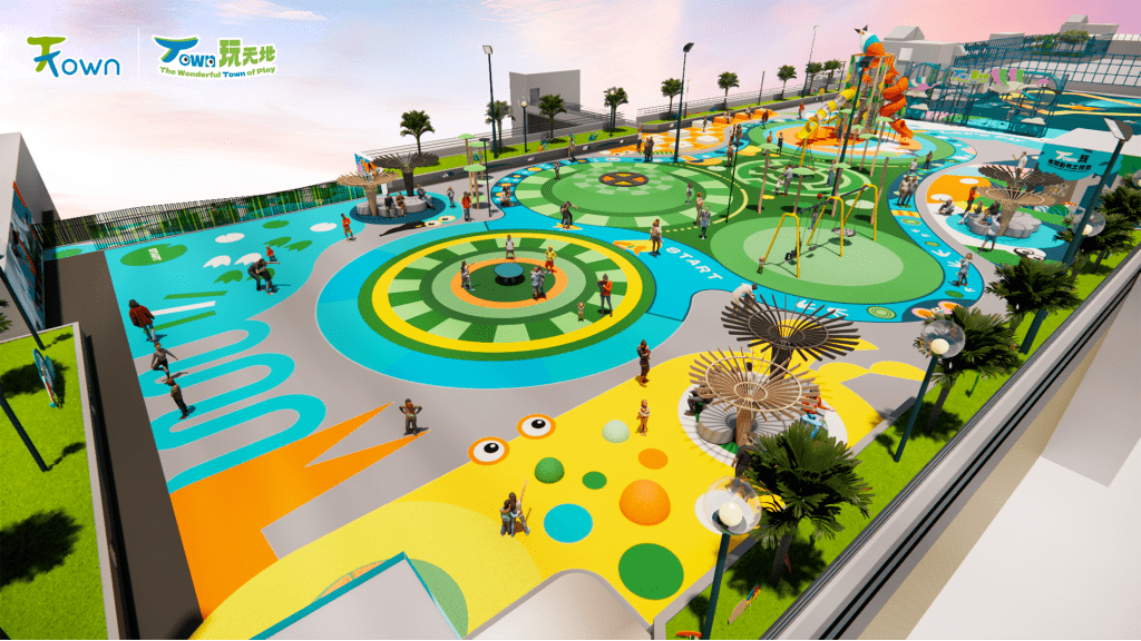 佔地逾32,000平方呎的「Town玩天地」設七大區域 。（圖片來源：領展）